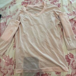 lululemon athletica Pink Long Sleeve Tee